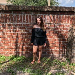 Brandy Melville Off the Shoulder Romper - OS